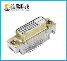 接線端子規格大全dvi連接器高清插座 DVI 24+5PIN 母座插板式